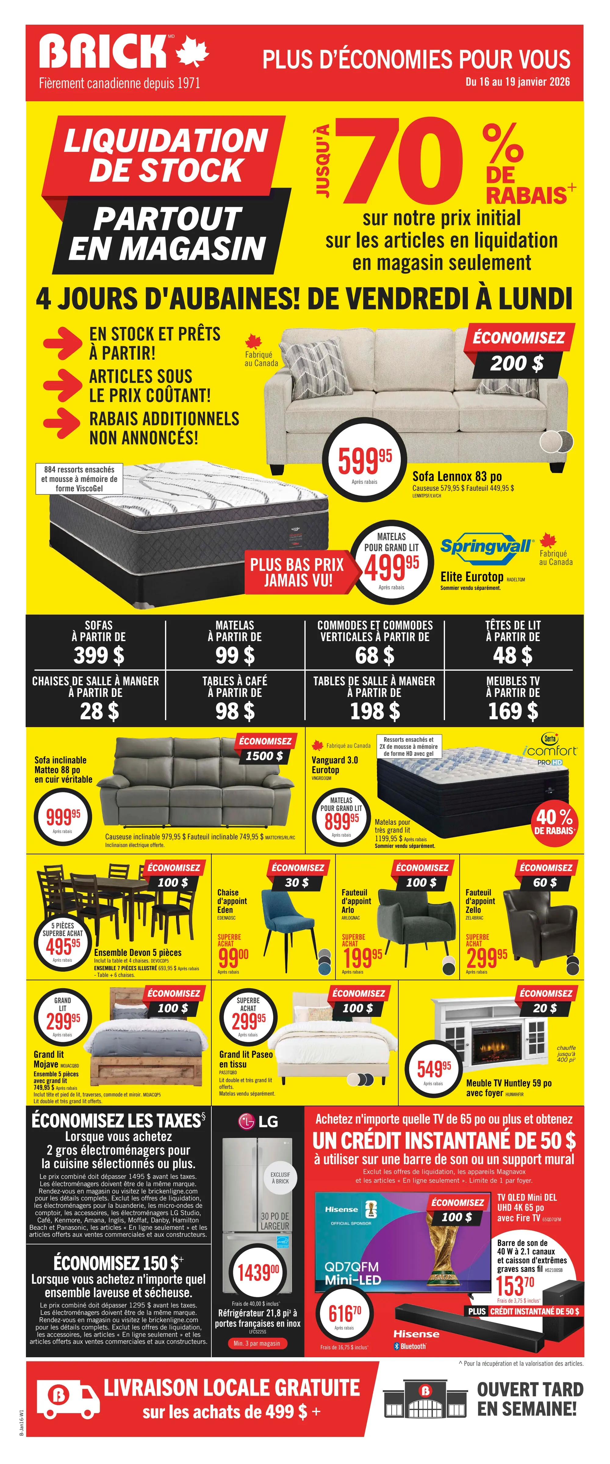 Circulaire Brick Du 13 Au 28 Janvier 2026 - Page 1