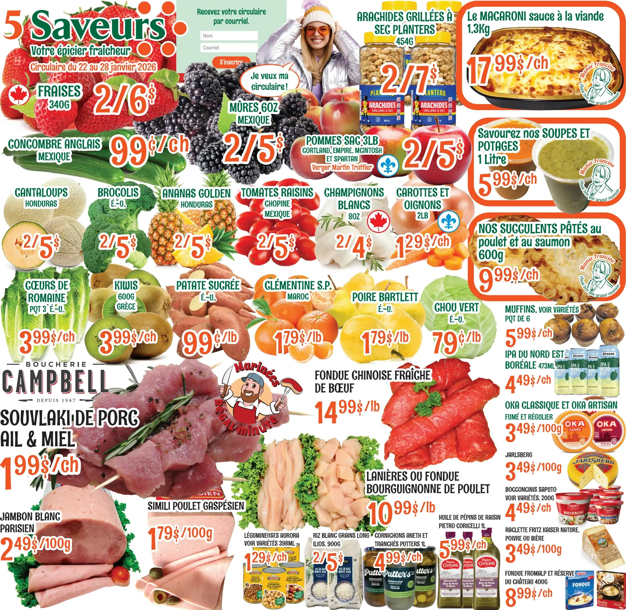 Circulaire Marche Le 5 Saveurs Du 22 Au 28 Janvier 2026 - Page 1